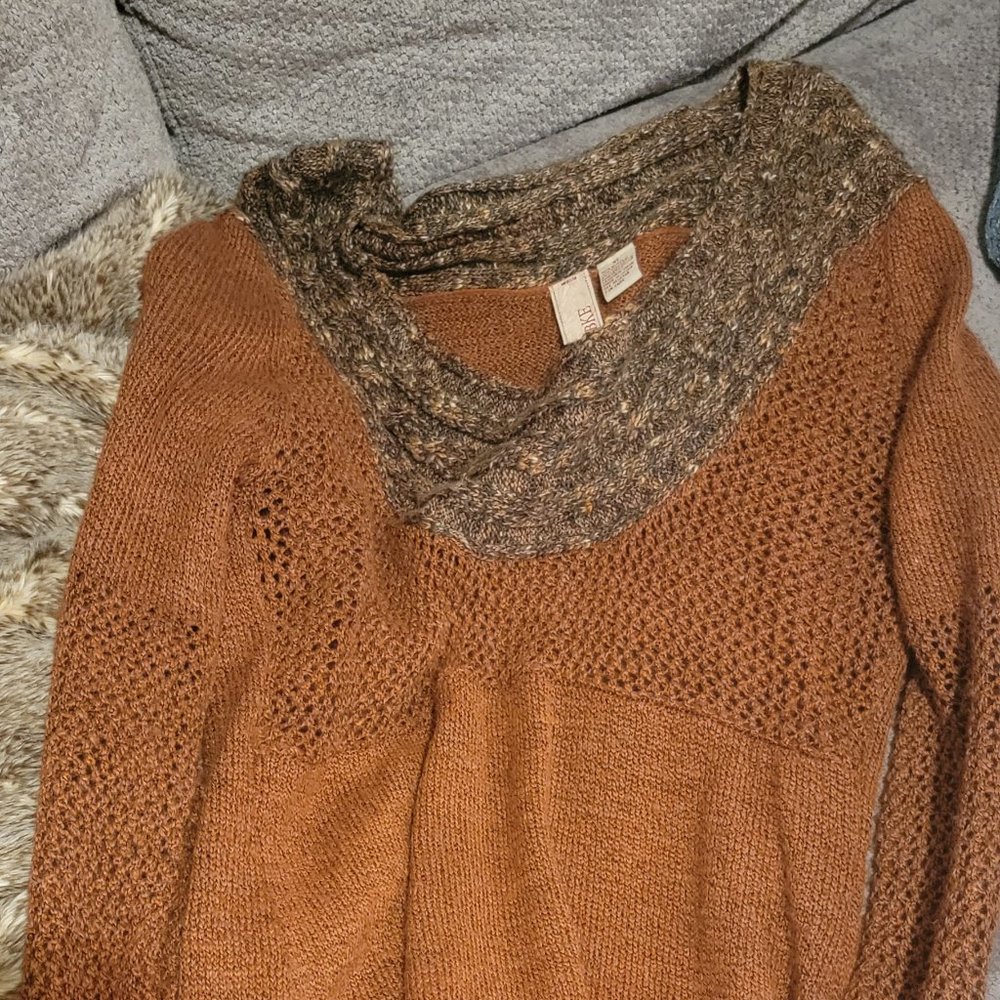 Brown sweater